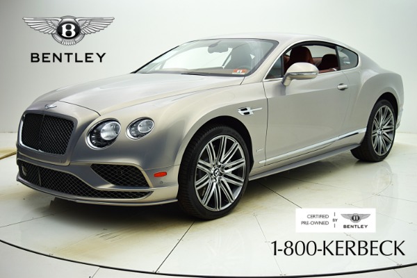 Used Used 2017 Bentley Continental GT Speed for sale $164,000 at F.C. Kerbeck Aston Martin in Palmyra NJ